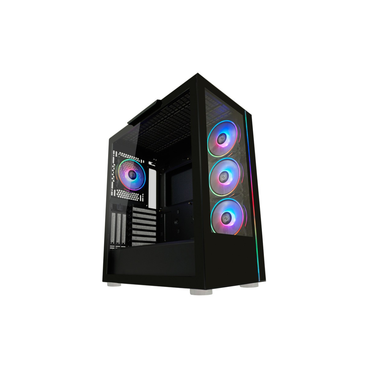 Boîtier Gamer LC-POWER Gaming 808B Skylla_X ATX Midi-Tour / Noir