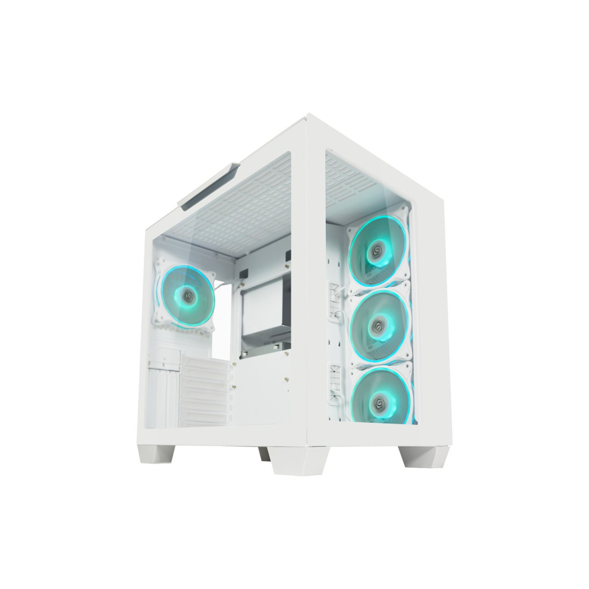 Boîtier Gamer LC-POWER Gaming 807W Stormwatch_X ATX Midi-Tour / Blanc