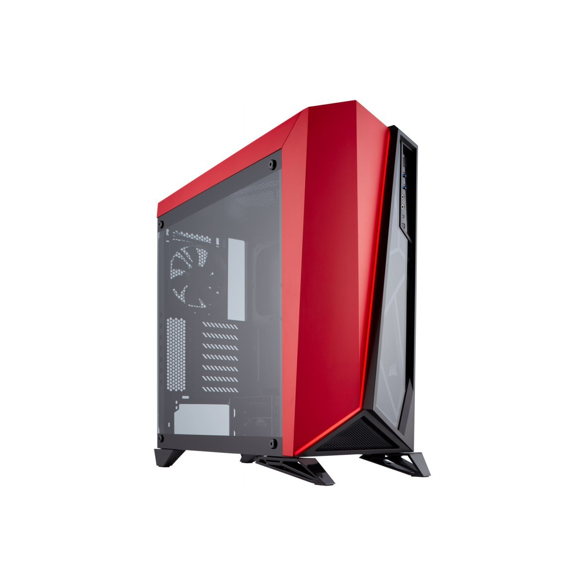 Boitier Gamer Corsair Carbide SPEC-Omega / Noir & Rouge