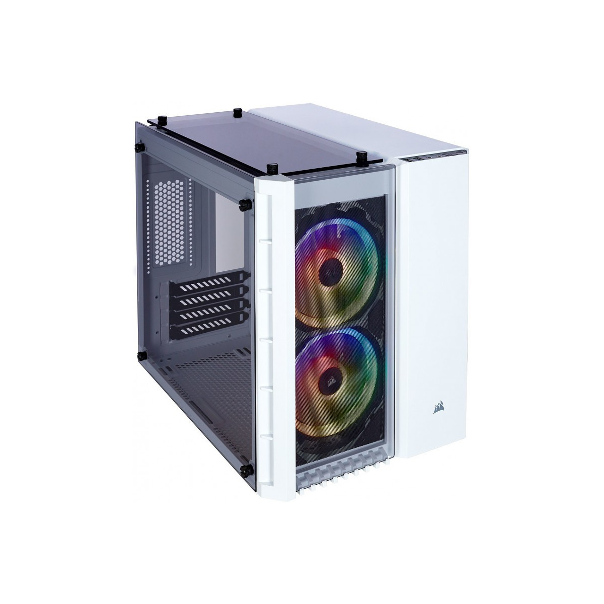 Boitier Gamer Corsair Crystal 280X / Blanc RGB