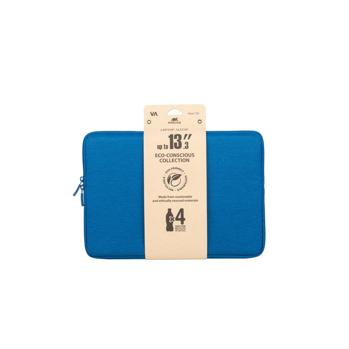 Housse pour ordinateur portable Rivacase 7703 / 13.3″ / Bleu Azur