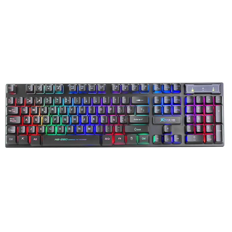 Clavier Gaming Xtrike Me KB-280 / RGB / Noir