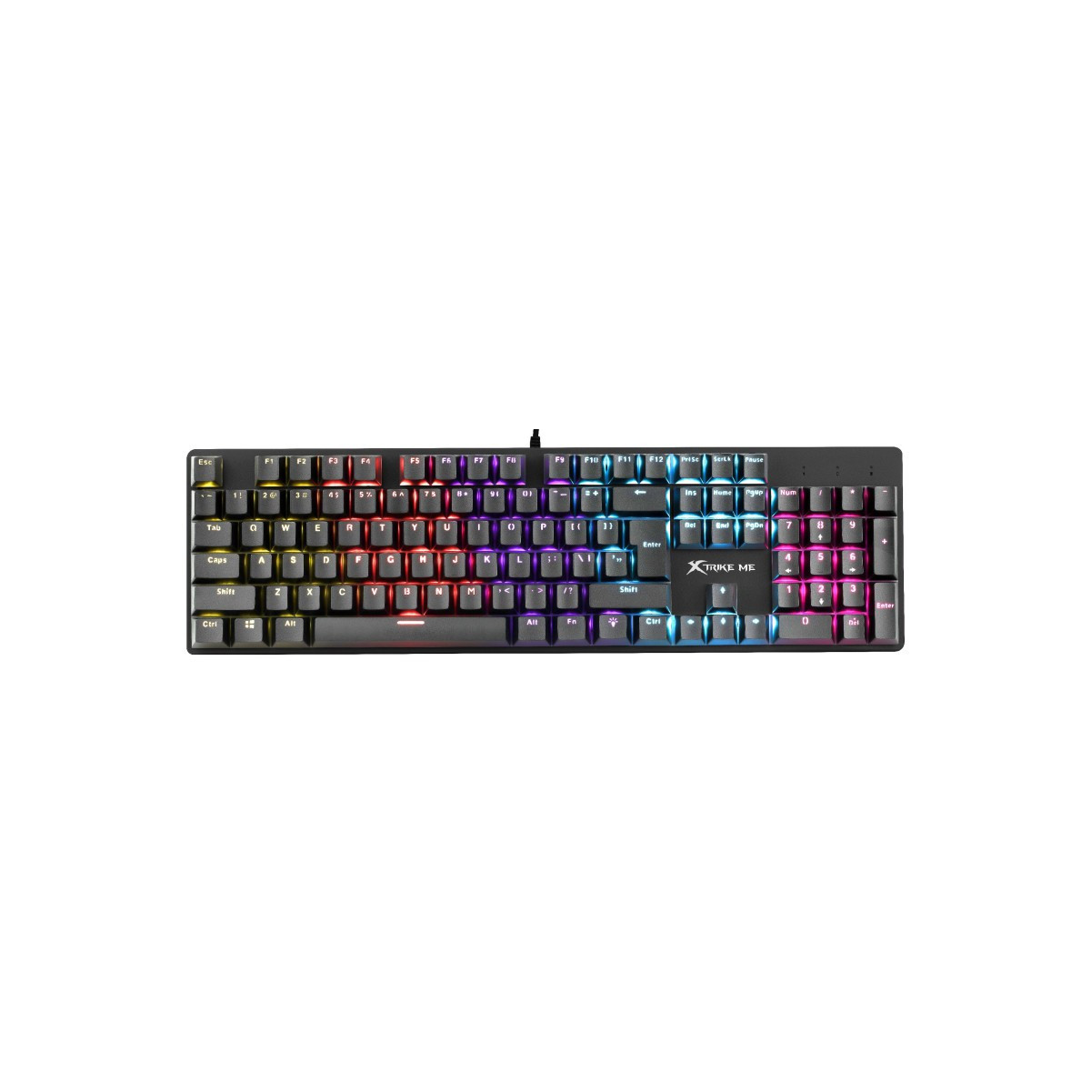 Clavier Gaming Mécanique Xtrike Me GK-915 / RGB / Blue Switch