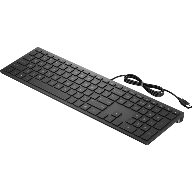 Clavier Filaire Azerty HP Pavilion 300 / Noir