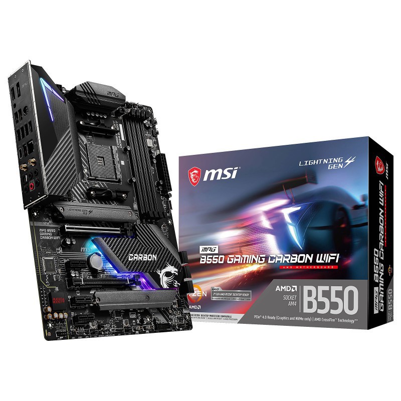 Carte mère MSI MAG B550 GAMING CARBON WIFI