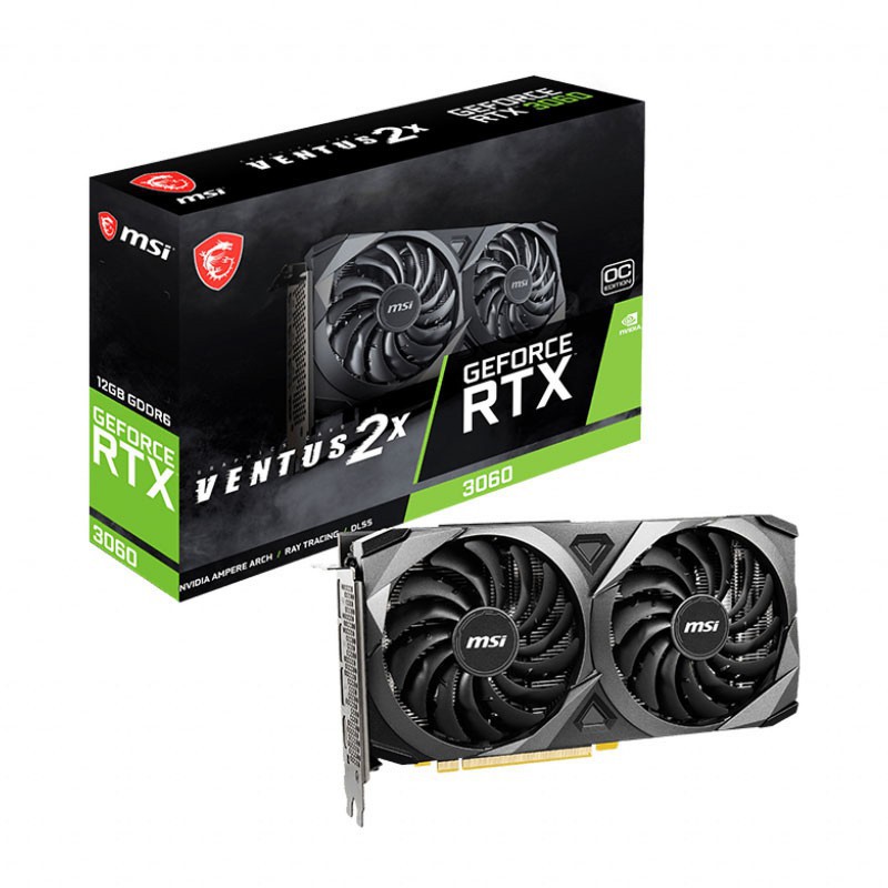 Carte Graphique MSI GeForce RTX 3060 VENTUS 2X OC / 12G GDDR6X