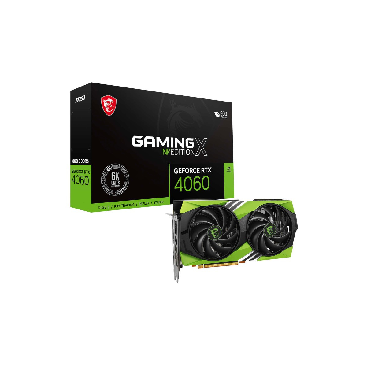 Carte graphique GeForce RTX 4060 GAMING X NV EDITION / 8G