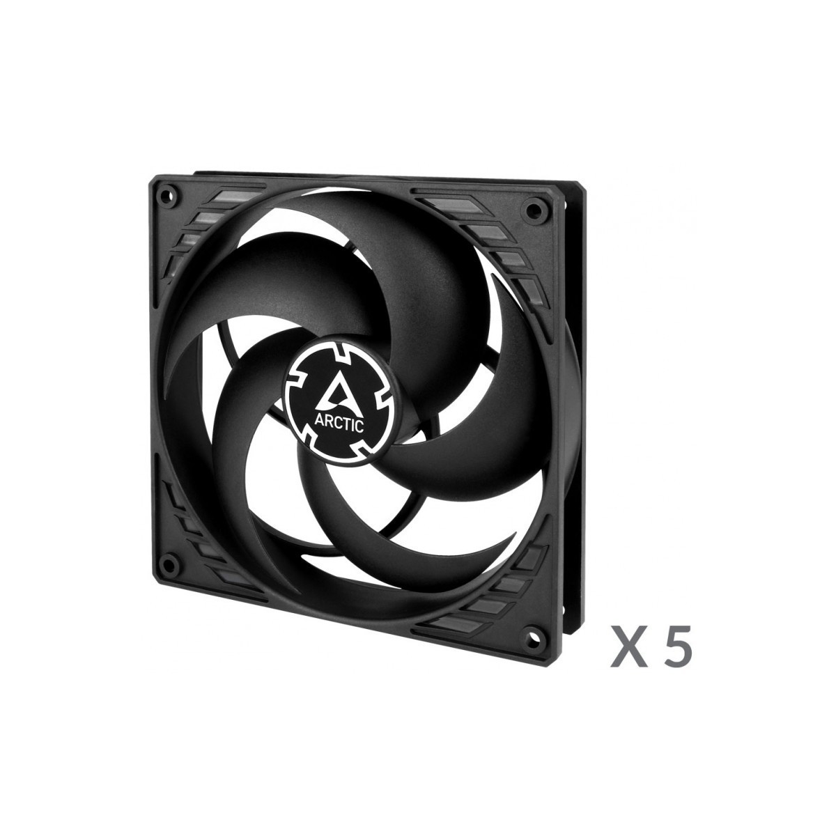 5x Ventilateurs de boîtier pour Gamer Arctic P14 PWM PST Value Pack / Noir