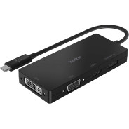 Adaptateur Belkin 4in1 (USB-C vers VGA, DVI, 4K HDMI, 4K DisplayPort)