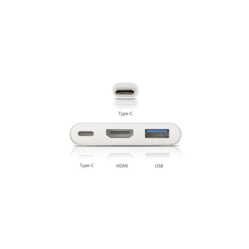 Adaptateur Type-C to HDMI + USB + Type-C