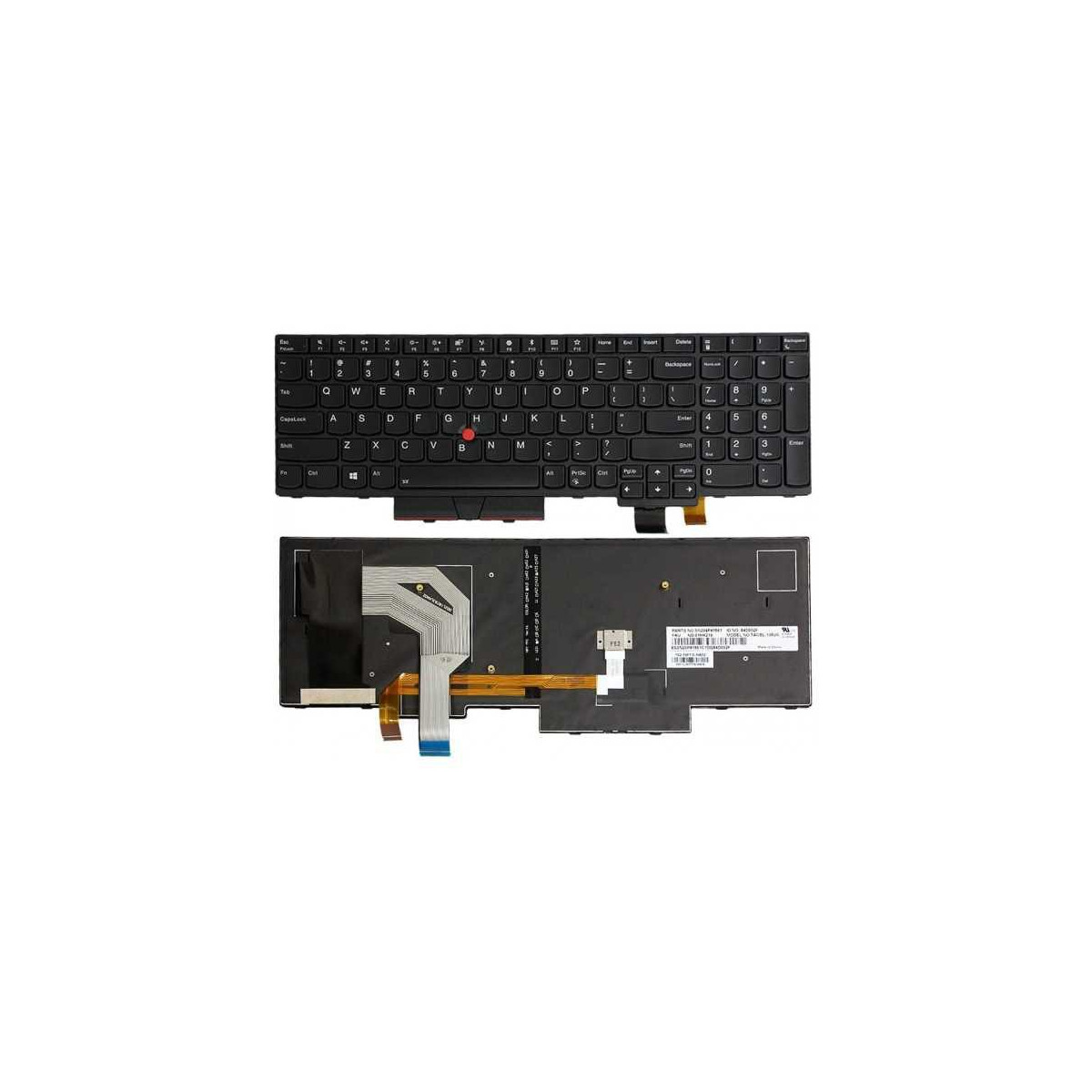 CLAVIER POUR PC PORTABLE LENOVO THINKPAD T570-T580