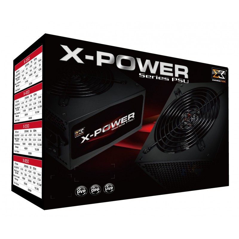 BOITE D’ALIMENTATION ATX XIGMATEK X-POWER 500W